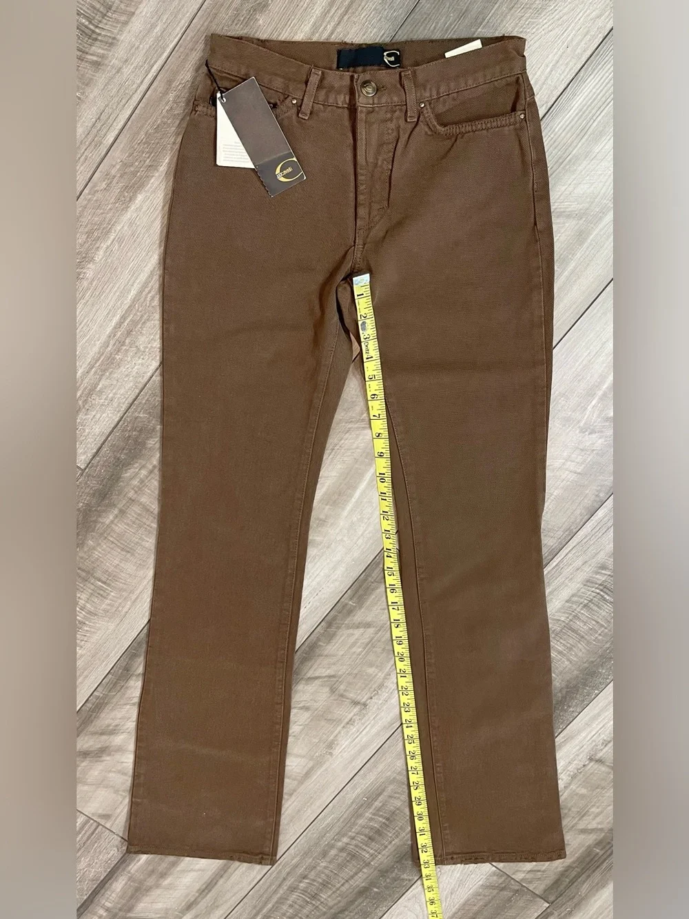 Just Cavalli Men's Slim Straight Jeans in Brown. 26